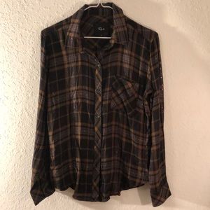 Rails button up flannel, gold detailing, never worn.